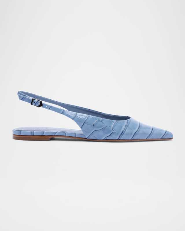 Paola Croco Slingback Flats